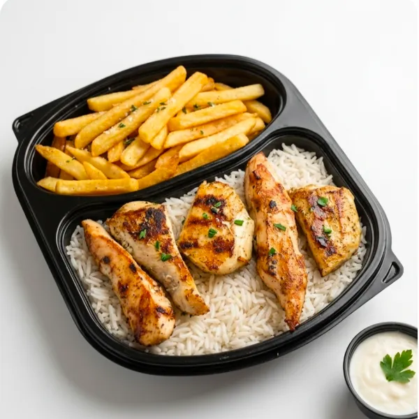 وجبة صدور الدجاج المشوية