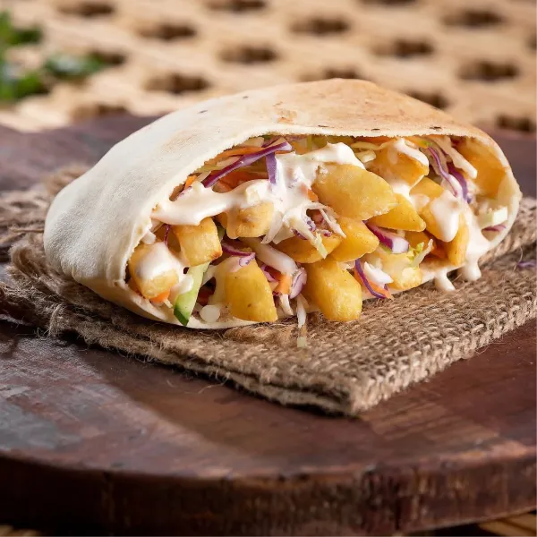 ساندويتش بطاطس محمرة